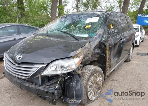 2017 Toyota Sienna Xle 8 Passenger из США, поврежденный, VIN 5TDYZ3DC8HS849395